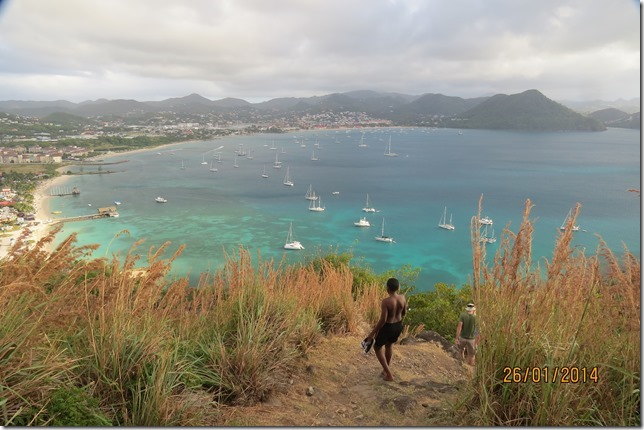 View of Rodney Bay from Pigeon Island