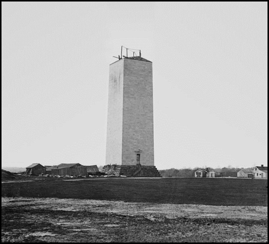 Washington Monument circa 1860