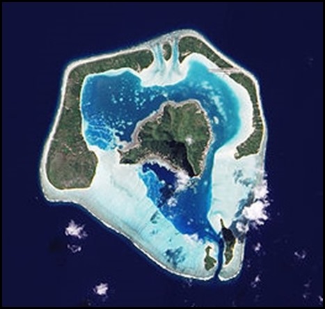Maupiti Island by NASA